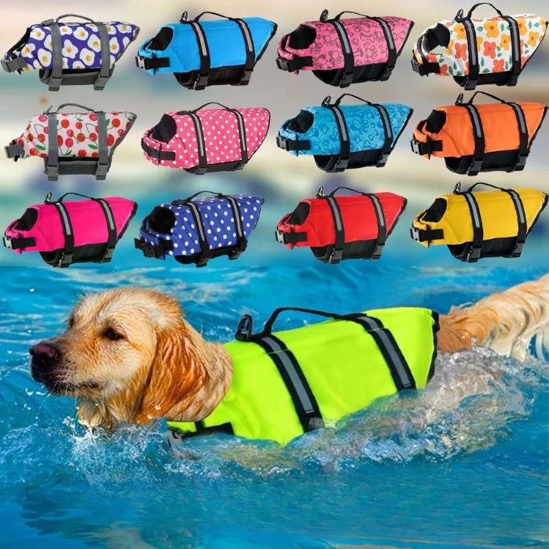 Life Jacket Buoyancy - 강아지 수영 조끼 애완견 구명조끼 강아지