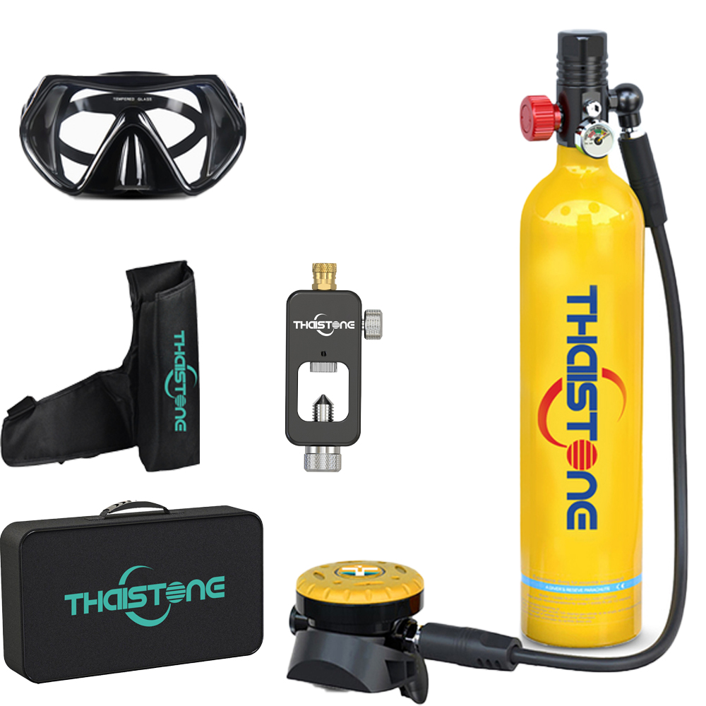 Aquatic Diving - THAISTONE-1L 휴대용 스쿠버 다이빙 탱크 수중
