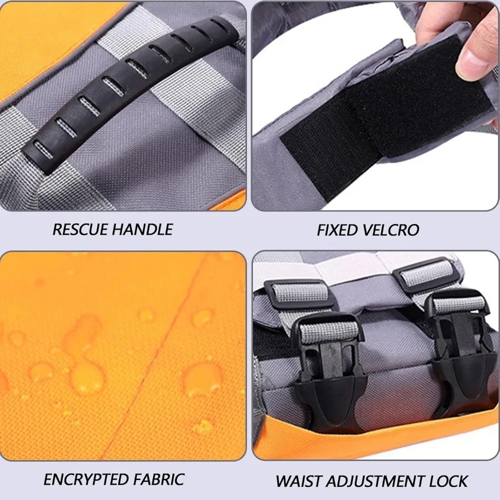 조절 가능한 반려동물 수영 조끼 반사 기능 슈퍼 부력  - Life Jacket Buoyancy 리뷰 및 가격