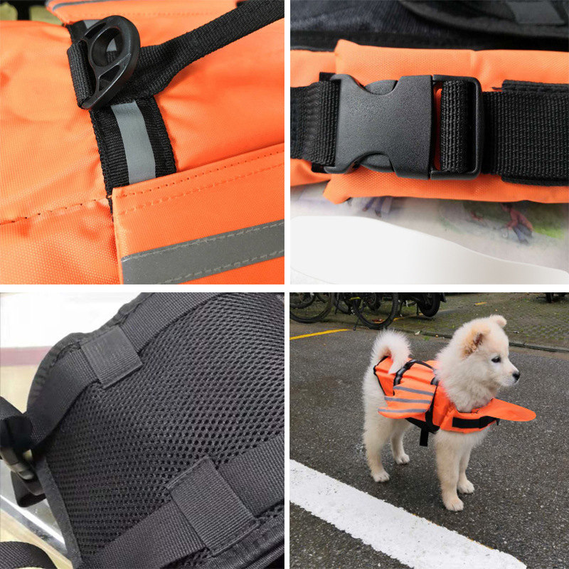 개 구명 조끼 반사 조절 가능한 여름 대형 개 수영복  - Life Jacket Buoyancy 리뷰 및 가격